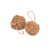 Pompon fourrure artificielle 50x60mm beige