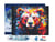 Diamond Painting Broderie Diamant Figured’Art 40x50cm toile tendue sur châssis en bois - diamants carrés - Ours Coloré Abstrait