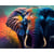 Kit diamond painting Eléphant 40 x 50 cm
