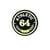 Ecusson thermocollant luminescent athletic 64 noir 60mm