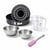 Set pâtisserie avec moule à manqué et à savarin 28 cm, 2 bols à mixer, verre mesureur et spatule Zenker