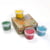 Pâte à modeler "Yuki" naturelle & vegan bio, Set de 4 pots