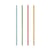 Lot de 100 Pailles Zig-Zag 4 couleurs