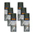 Lot de 6 sprays de peinture - Antirouille - Gris anthracite - 3 en 1 - Apprêt - Peinture - Finition - Belton