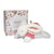 Happy Boho Lapin Pompon Terracota - Doudou et Compagnie