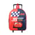 Sac à dos à roulettes 31 cm maternelle Disney Cars Rouge et bleu - BAGTROTTER