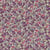 Tissu Coton Frou-Frou Fleuri N°11 Ecru et violet