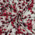 Tissu Viscose EcoVero digital fleurs Rouge sur fond Ecru