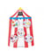 Boutons cirque rouge 2.5 cm - Rico Design Blanc
