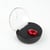 Ecouteurs Bluetooth Mini Invisibles Sport Sans Fil Avec Boîtier De Charge Noir Noir + Rouge YONIS