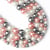 30 perles rondes en nacre naturelle teintée 6 mm fabrication bijoux 0550706