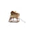 AXI Crooked Max Maisonnette Marron vert Toboggan Blanc - Axi House