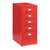 Caisson de bureau armoire meuble de rangement à roulettes avec 5 tiroirs