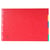 Intercalaires carte lustrée 400g 5 positions - A3 - Couleurs assorties - x 20 - Exacompta