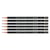 Crayon graphite TOMBOW - MONO 100 - Lot de 6 - Dureté 6H