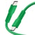 Forever Câble de Charge 3A et Synchro USB-C vers USB-C 60W 1,8m Vert