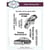 Tampons transparents - Voiture Vintage Cars - 9 clear stamps - Creative Expressions