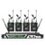 Microphone Sans Fil Pro Pour Scène Avec Moniteur Intra-Auriculaire 4 Packs YONIS