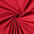 Tissu Coton uni Rouge cardinal