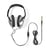 Nedis Casque Audio Filaire Jack 3.5mm avec Bandeau Réglable 6m Argent