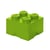Boîte de rangement LEGO Storage Brick 4 verte claire
