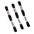 Lot de 3 échevettes 10m DMC Fil retors mat canevas tapisserie 100% coton noir 2310