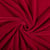 Tissu Velours jersey épais Rouge
