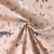 Tissu Coton imprimé  Nordikka rennes stylisés sur fond Beige sable - Au mètre
