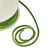 Bobine 25m Cordon carré  4 mm Vert  fluo