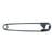 Epingle de sà>>reté, 34 mm, 0,80 mm boîte 50g - 115 pces, platine