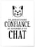 Affiche Sourire de chat | A3 : 29,7x42cm