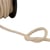 Bobine 25m cordon tresse métallisé beige/or 6mm