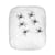 Toile d'araignee haloween avec 6 araignees - Graine Creative - Blanc