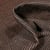 Tissu Jacquard polyviscose extensible Pointillés brique sur fond Noir