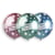 3 Ballons Joyeux Anniversaire Chromé Ø48cm