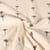 Tissu Double gaze de Coton Poppy Palmiers brodés sur fond Ecru