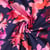 Tissu Jersey stretch Amalia fleurs Roses sur fond Bleu marine