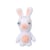 Peluche Lapins Crétins Bean-  - Bouche Fermée,18 cm