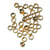Perle à  écraser, int. :1,4mm ext. 2mm 35pces, or