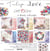 6 papiers scrapbooking 30 x30 cm Craft O' Clock TULIPE LOVE