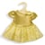Robe de soiree doree a paillettes 35/45 cm - heless - habit poupon (43)