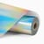 LOKLiK – Vinyle Adhésif Permanent Holographique – Argent Irisé – 30.5 x 90 cm