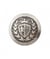 Carte de 2 boutons couronne à queue 20mm - Prym Argent Vieilli gris