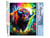Peinture par Numéro Figured'Art - Bison Coloré Abstrait - Kit de Loisir Créatif DIY Numéro d'Art Complet - 40x50cm sans châssis en bois