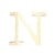 Lettre N - 11.5 cm - bois - Artemio