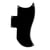Pickguard Noir Half Face 3ply pour Gibson SG 1971-2018 ou 1961 Reissue