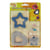Kit loisirs créatifs - Cadre photo - Scrapbooking - Bleu - Embellissements
