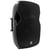 Enceinte Active 15'' noire 2 voies - Puissance 450 Watts - Connexion sans Fil Bluetooth - Entrée Micro/Ligne - Lecteur USB/SD intégré - TWS - pour DJ, Animation, Scène