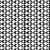 Tissu Bengaline Téo sur fond Blanc