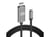 Avizar Câble HDMI vers USB Type-C 4K 60Hz 1080p 1.8m Gris